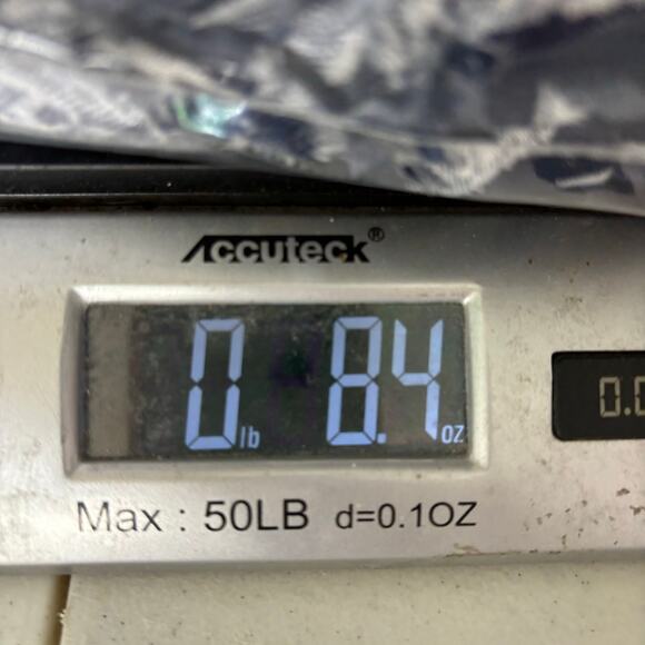 175. V By Violet Weekend Blue Dress Medium Reversed Fabric Raw Edges Geometrical - Picture 11 of 11